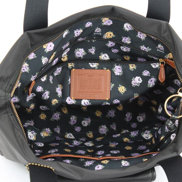 Coach Cargo Tote Bag with Floral Interior - Picture 8 of 8